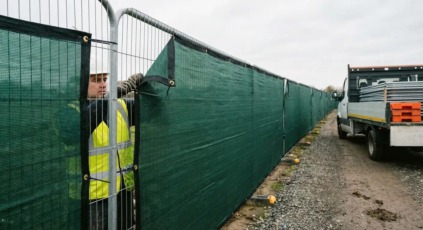 High security temporary fencing perimeter in Schenectady, NY