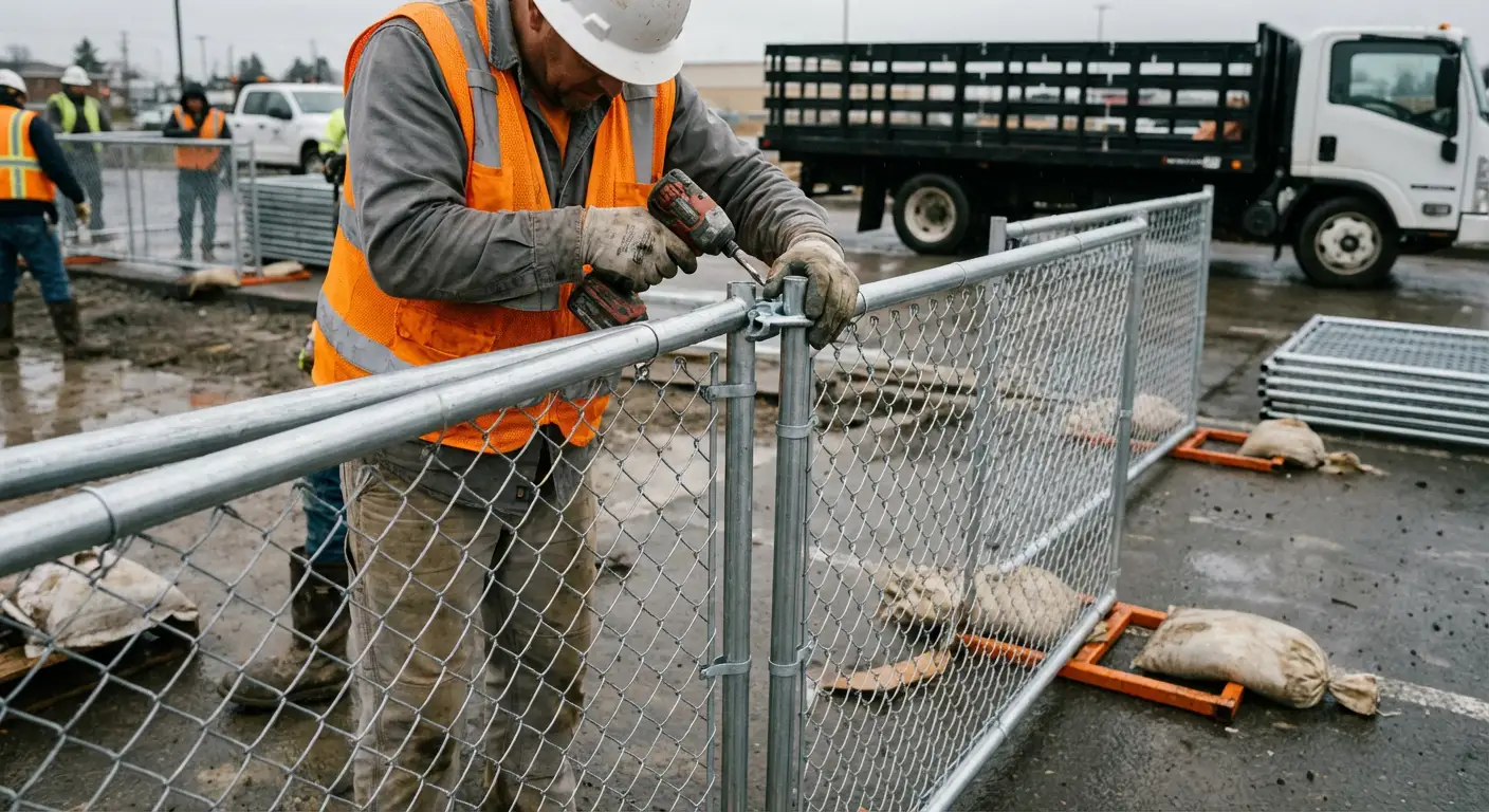 Physical security fencing for site investigation in Schenectady, NY