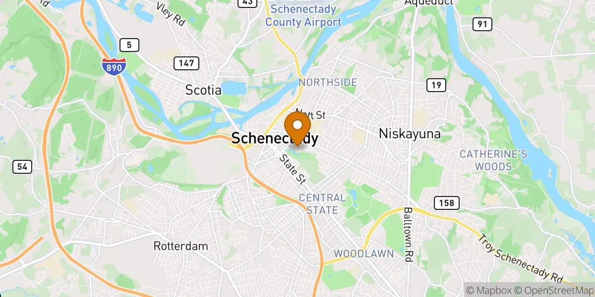  neighborhood map in Schenectady, NY