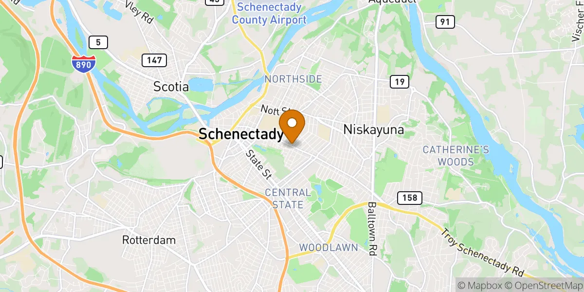  neighborhood map in Schenectady, NY