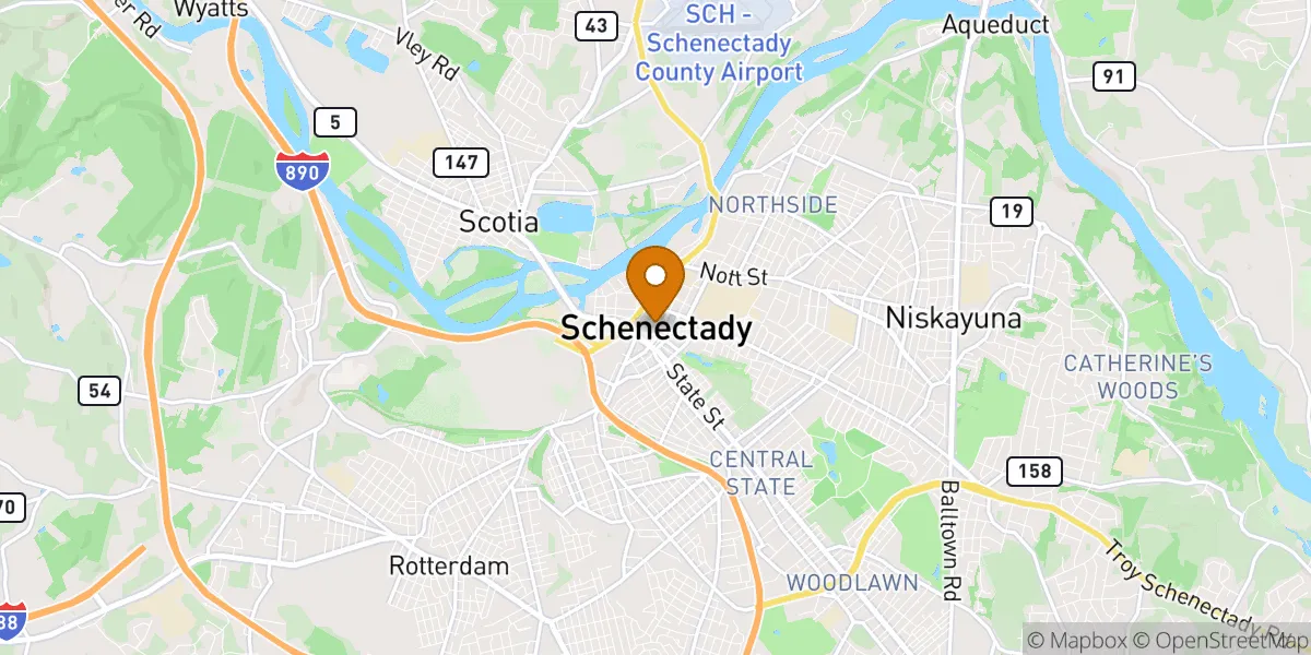  neighborhood map in Schenectady, NY