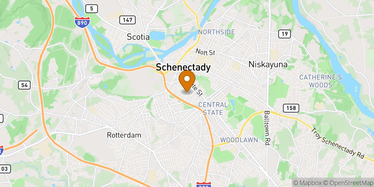  neighborhood map in Schenectady, NY
