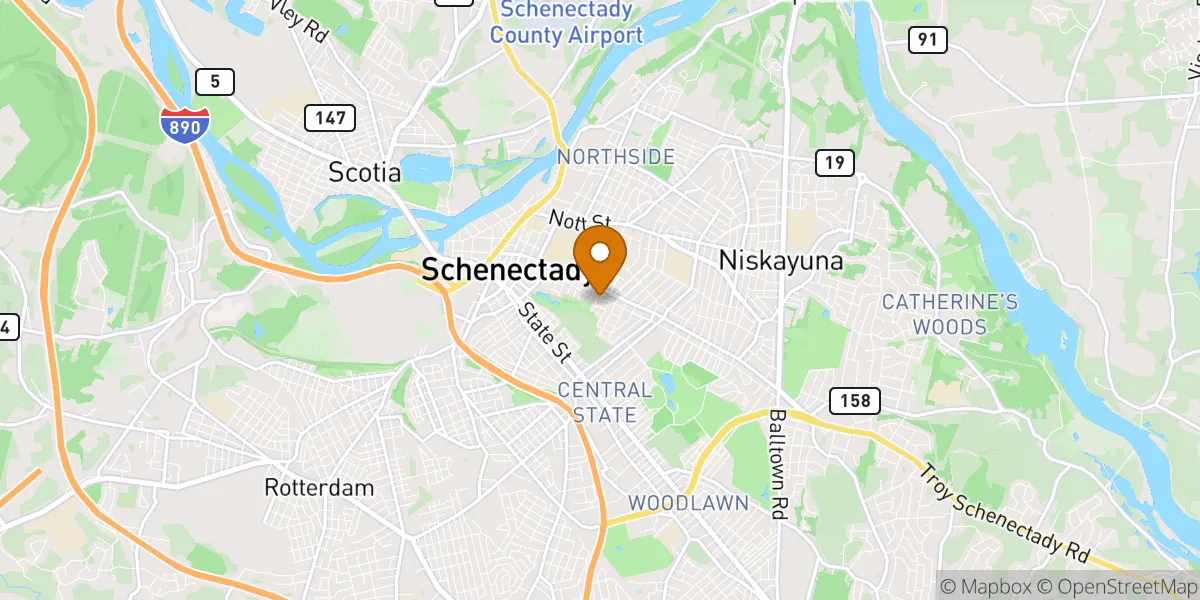  neighborhood map in Schenectady, NY