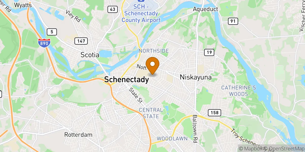 ge neighborhood map in Schenectady, NY