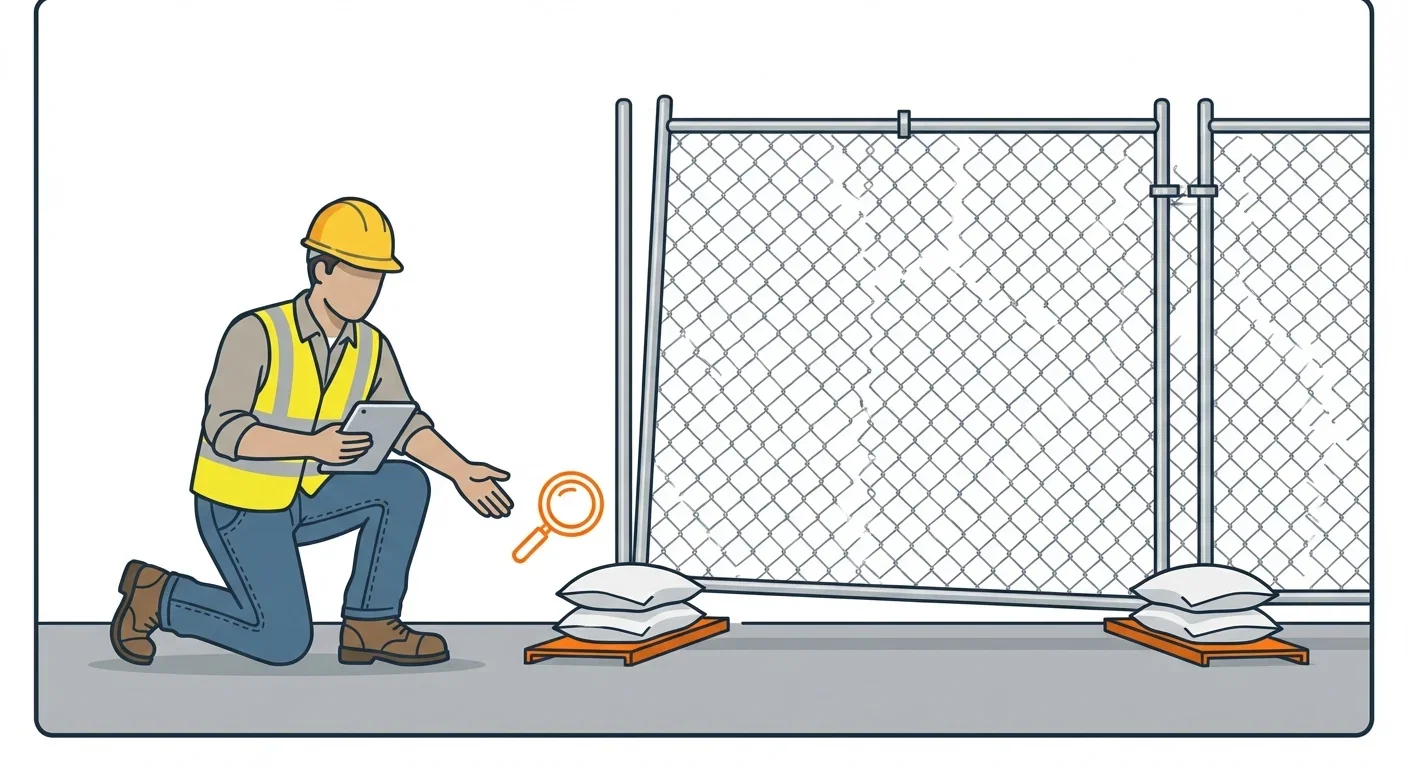 Diagram showing causes of temporary fence instability in Schenectady, NY