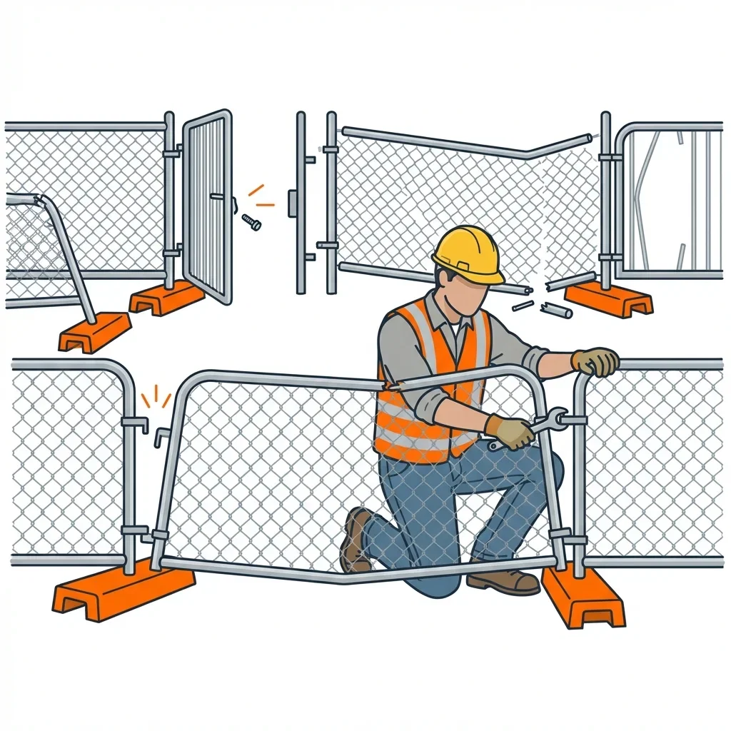 Diagram showing crowd control failure points and safety zones in Schenectady, NY
